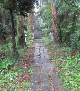 月夜野神社参道