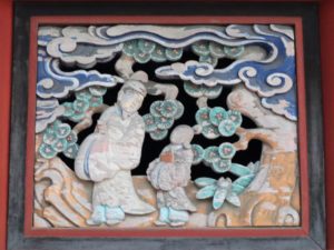 高勝寺三重塔羽目板