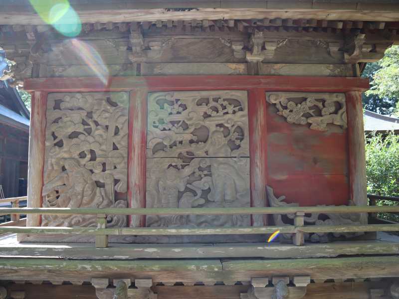 熊野神社（長沼八幡宮境内社）背面