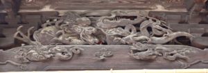 小比企稲荷神社拝殿向拝の龍