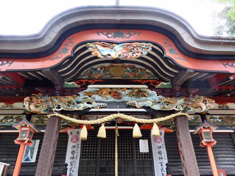 熊野神社拝殿向拝
