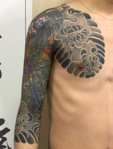 肩額七分袖
