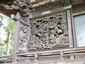 鬼石神社御本殿胴羽目