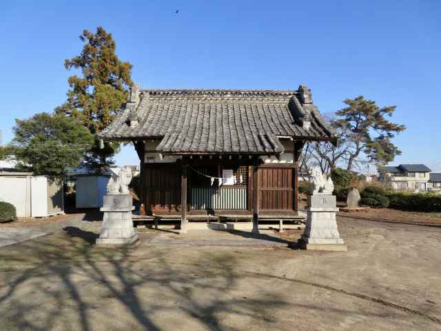 東矢島長良神社拝殿