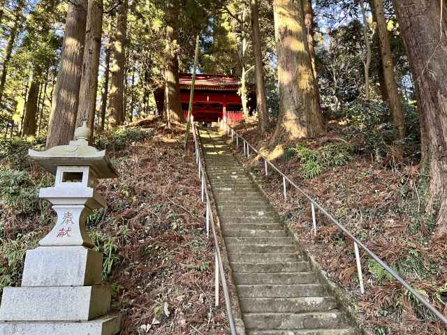 武生神社参道階段