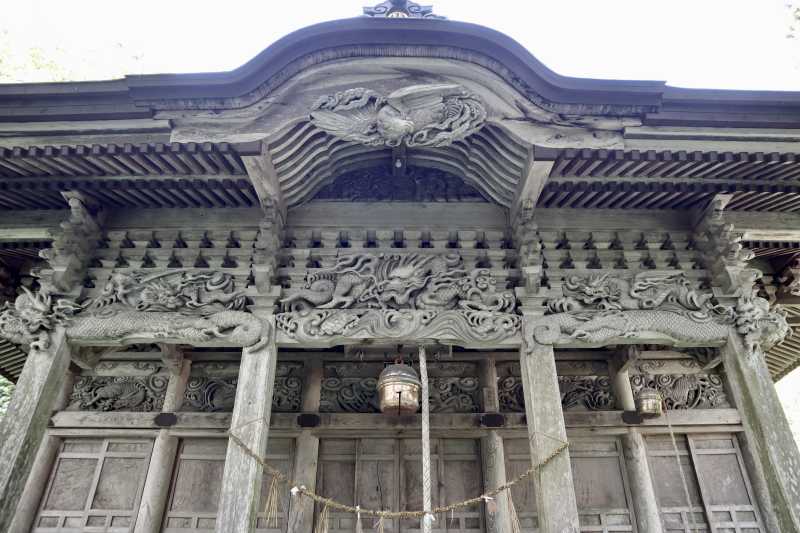 興田神社拝殿向拝