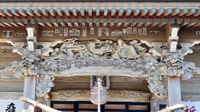 三島神社拝殿向拝