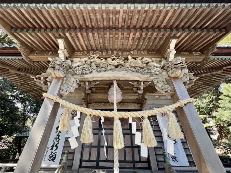 三島神社拝殿向拝