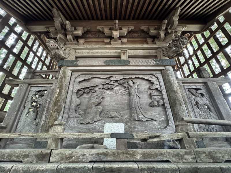 黒川神社御本殿背面