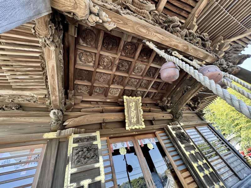 格天井の龍