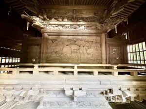 上俣野神社御本殿背面