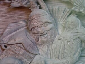 応神天皇を抱く 武内宿禰