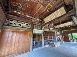倉沢薬師堂本堂外陣