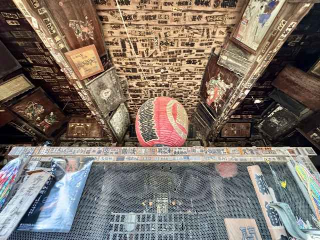 安楽寺観音堂外陣天井