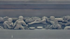 唐子遊び　駒回し