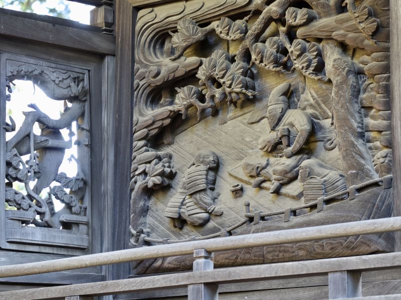 瀧神社御本殿胴羽目