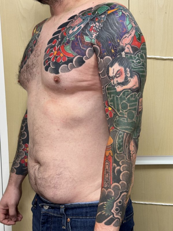 一条戻橋の鬼女 渡辺綱茨木童子退治