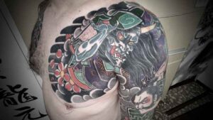 一条戻橋の鬼女　渡辺綱茨木童子退治