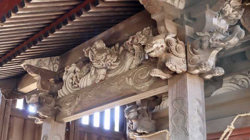 稲荷神社御本殿向拝