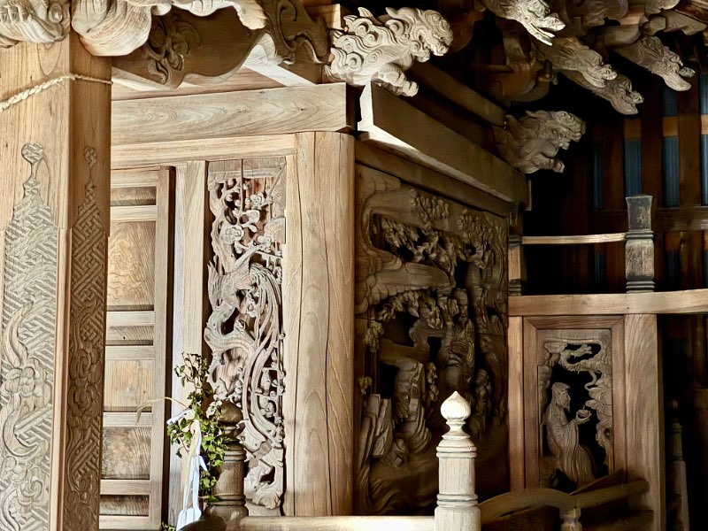 熊野神社御本殿胴羽目