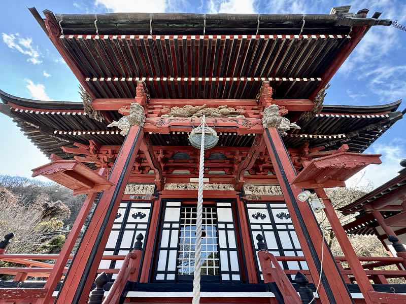 寳蓮寺本堂観音堂向拝