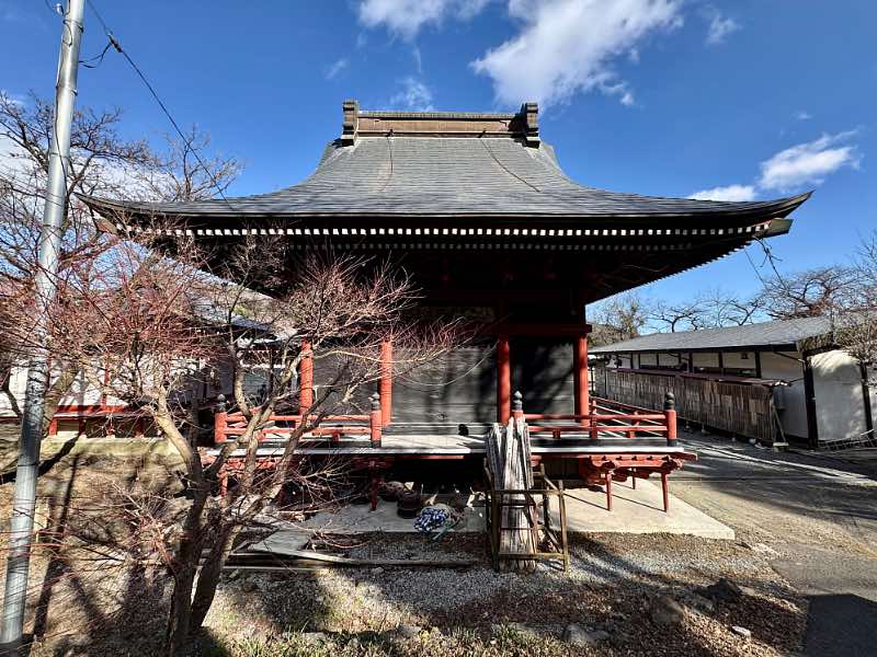 寳蓮寺観音堂本堂背面
