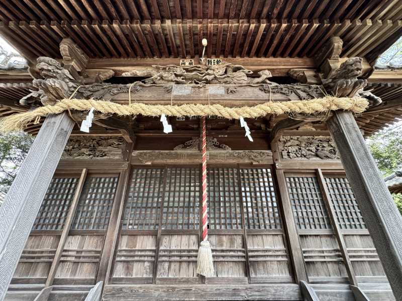 勝呂神社拝殿向拝