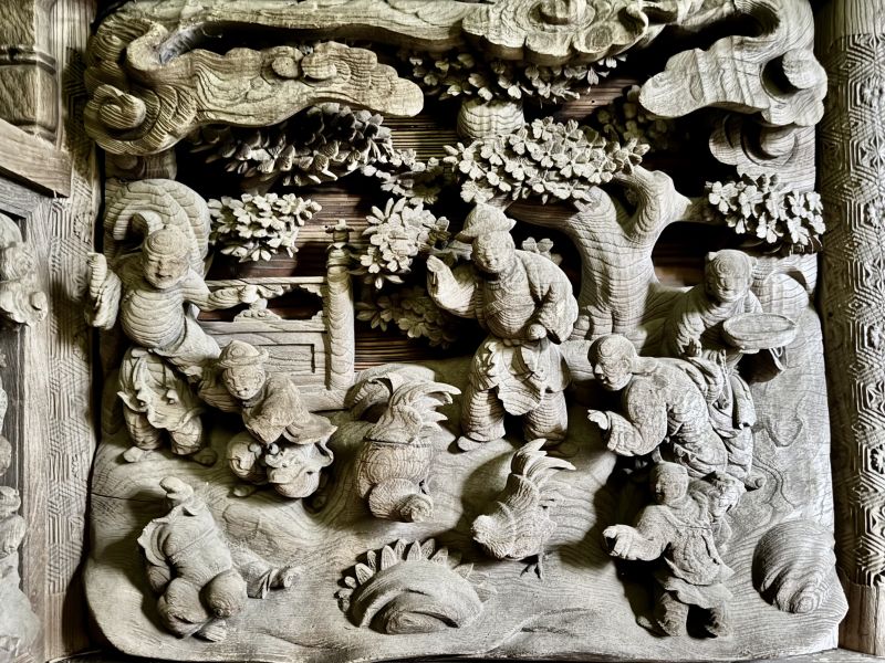 唐子の闘鶏
