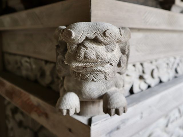 木鼻の獅子