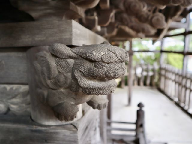 木鼻の獅子