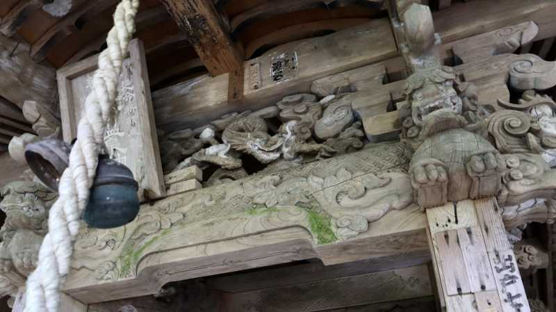 塩の湯温泉神社御本殿向拝
